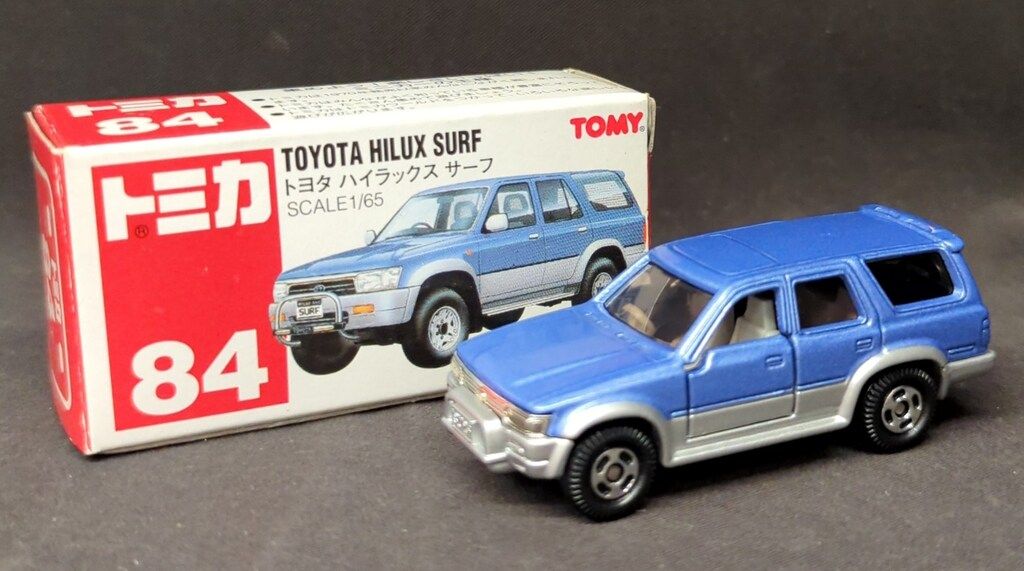 トミー トミカ赤箱中国製 トヨタ ハイラックス サーフ 84 - メルカリ