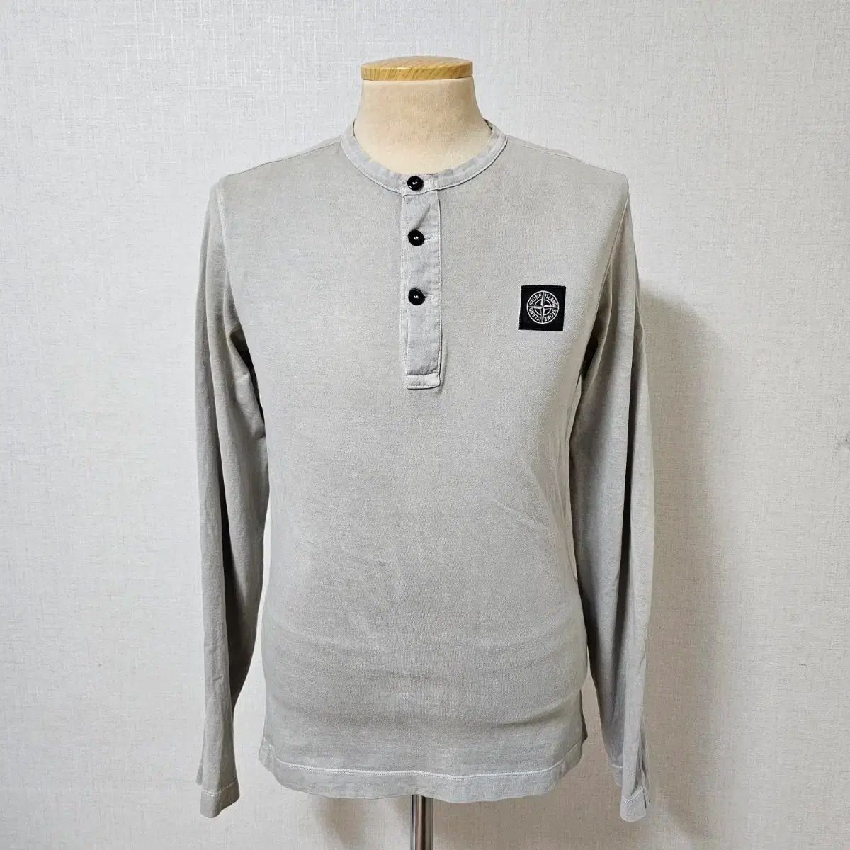 *ストーンアイランド* ガーメントダイング スリーブ スウェット (90)