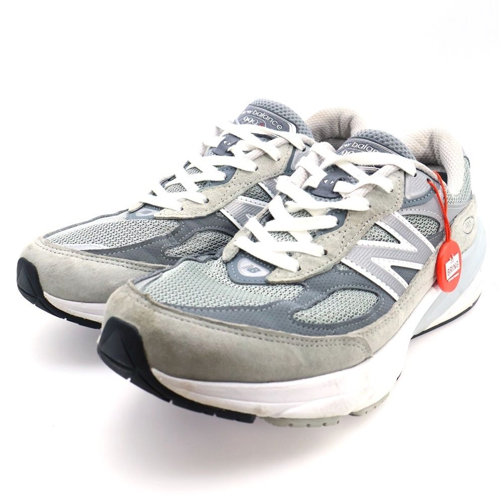 New Balance ニューバランス M990GL6 スウェードレザー ローカットスニーカー グレー US8.5/26.5cm New Balance (ニューバランス) M990GL6 スウェードレザー ローカット