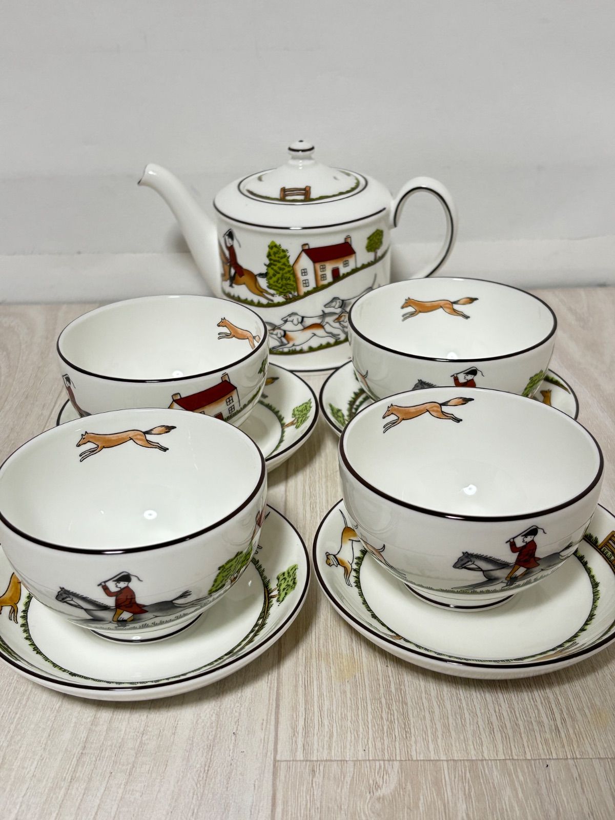WEDG WOOD ウェッジウッド HUNTING SCENES ハンティングシーン ティー