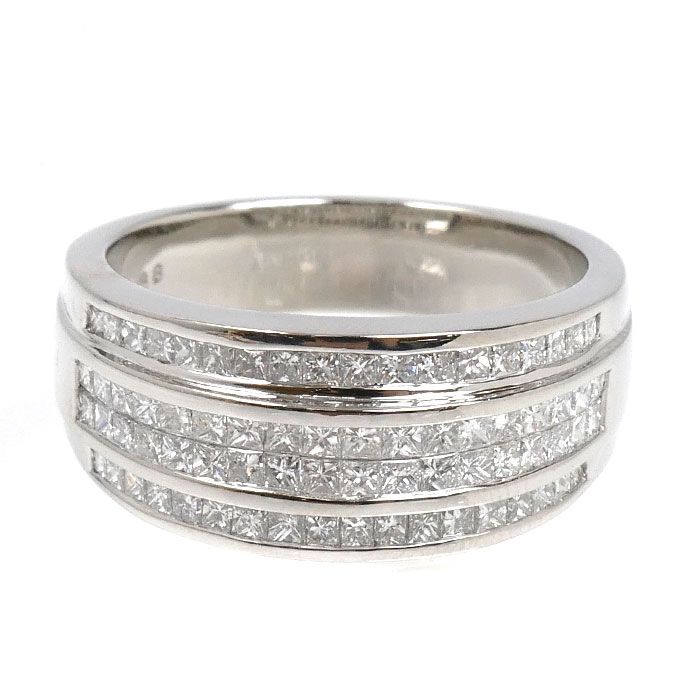 中古美品 Pt900プラチナリング 6g Pt900（プラチナ900）リング 6.8gの