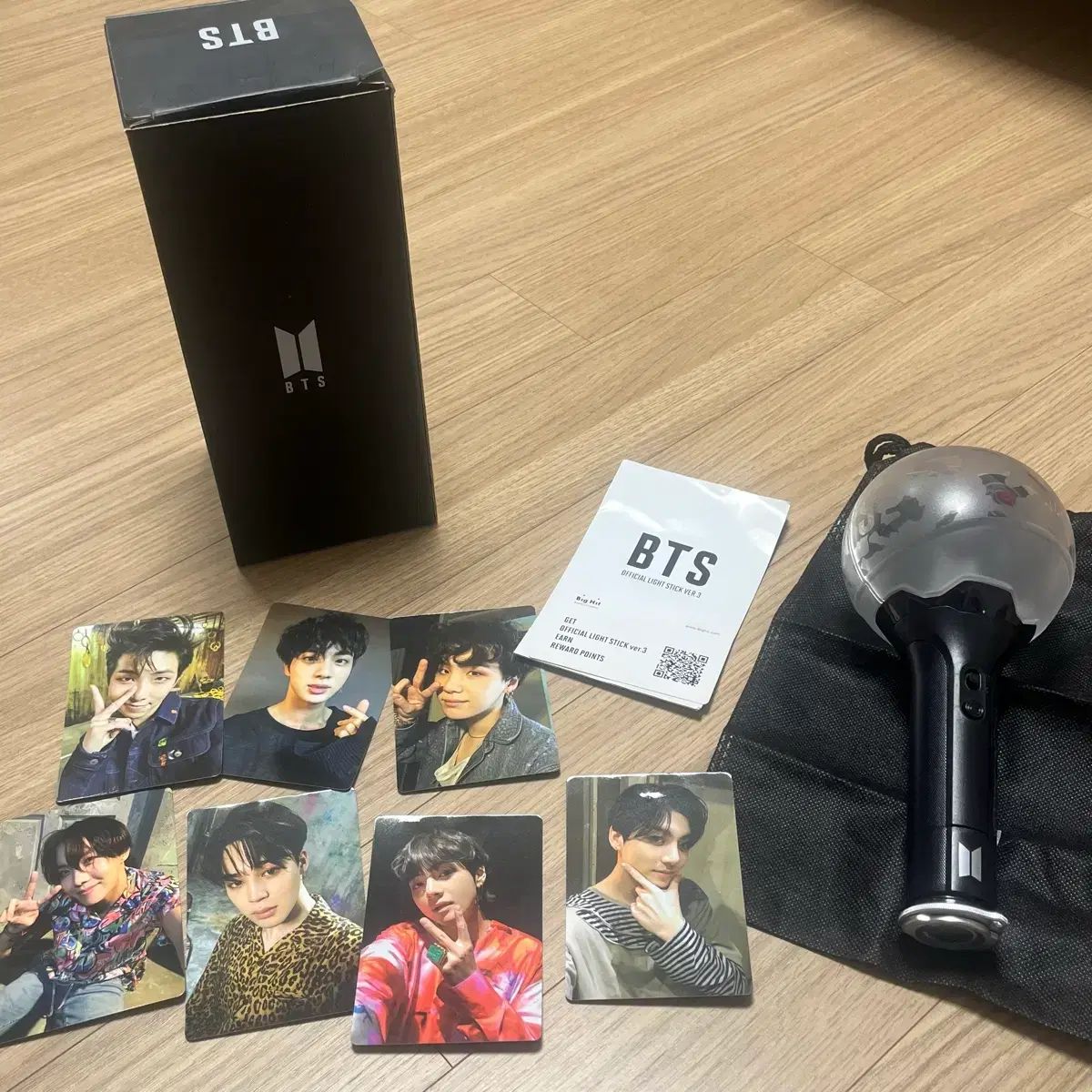 BTS（防弾少年団・バンタン） ペンライト ver 3 + メンバー トレカ