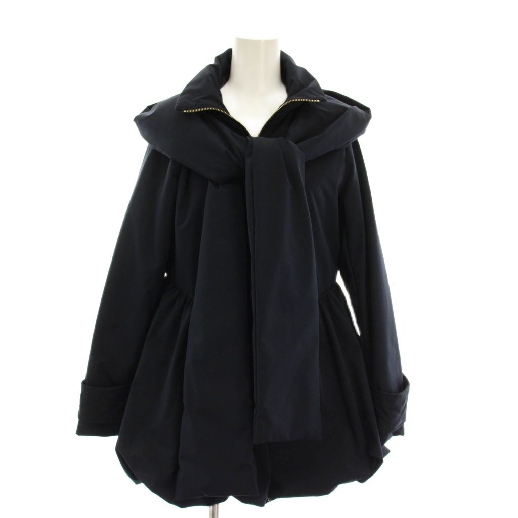 アメノチハレ Ame no chi Hare リボンタイ付き雨よけコート 中綿