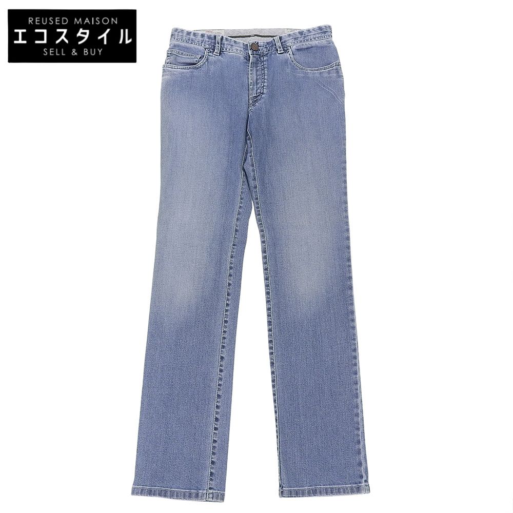 Brioni ブリオーニ 美品 LIVIGNO デニムパンツ ボトムス メンズ ブルー