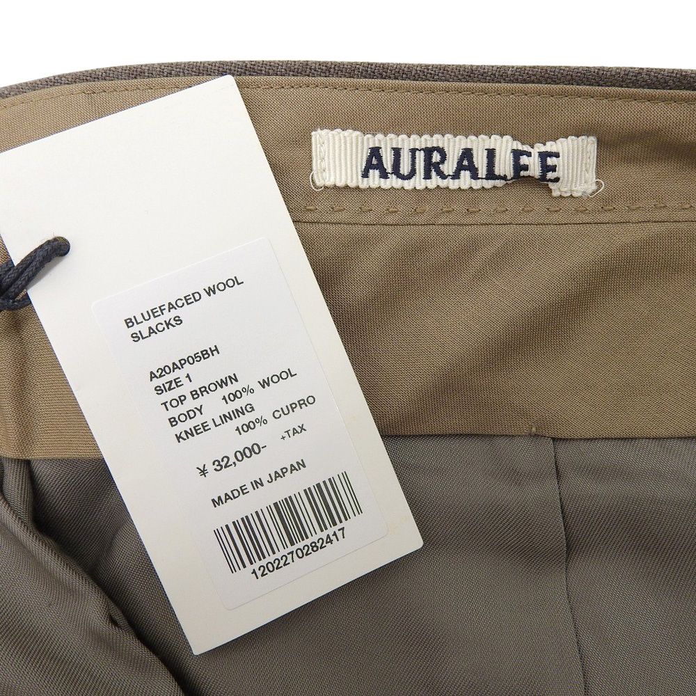 AURALEE オーラリー 未使用 BLUEFACED WOOL SLACKS ボトムス  