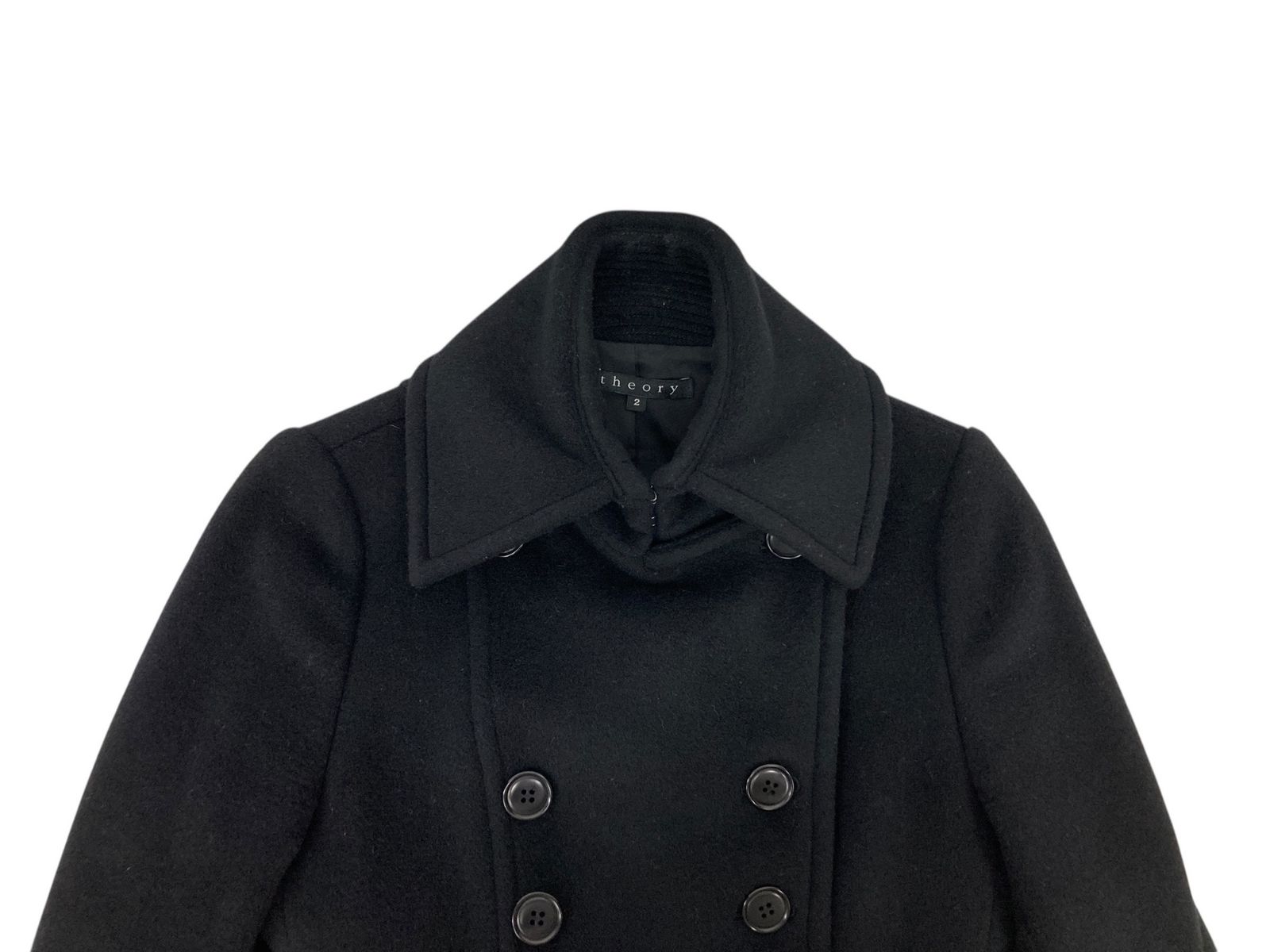 theory (セオリー) 日本製 カシミヤ×アンゴラ混 ウール Pコート