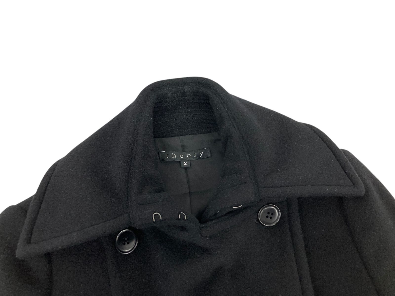 theory (セオリー) 日本製 カシミヤ×アンゴラ混 ウール Pコート