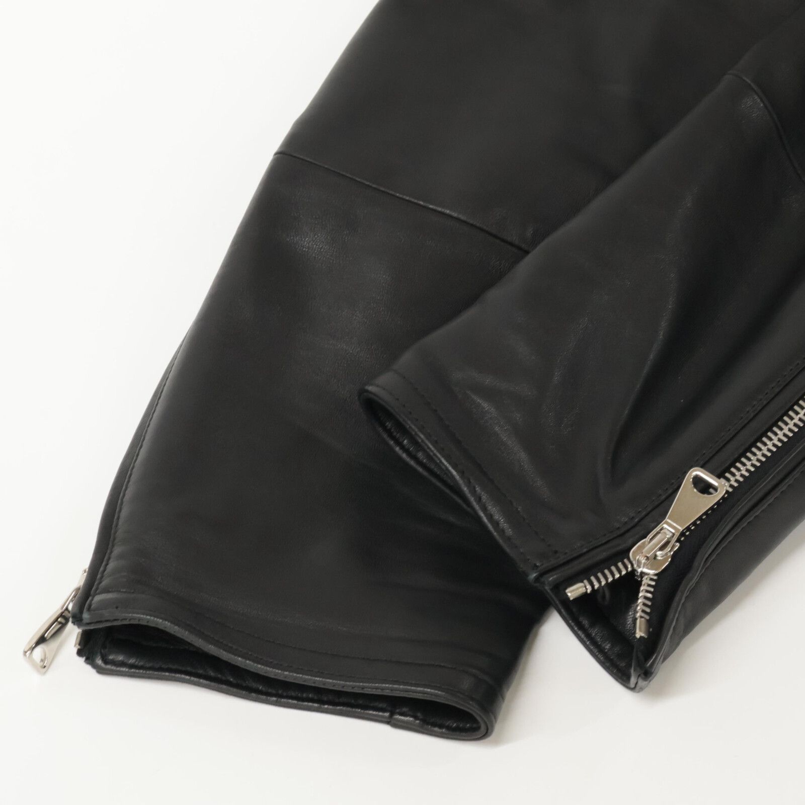 EMMETI エンメティー ﾌﾞﾗｯｸ ｼﾞｮｾﾌ ﾗﾑﾚｻﾞｰ ﾗｲﾀﾞｰｽｼﾞｬｹｯﾄ 46 - メルカリ