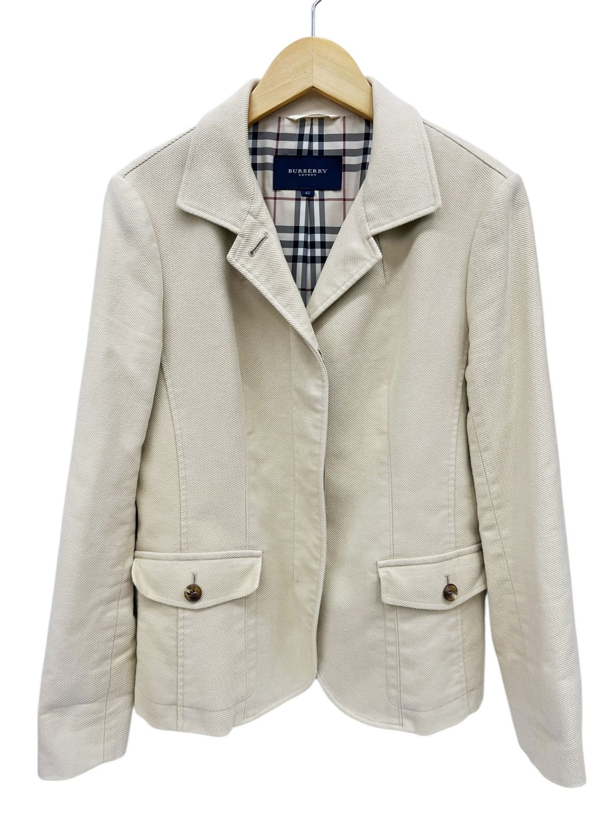 BURBERRY LONDON (バーバリーロンドン) テーラードジャケット 比翼