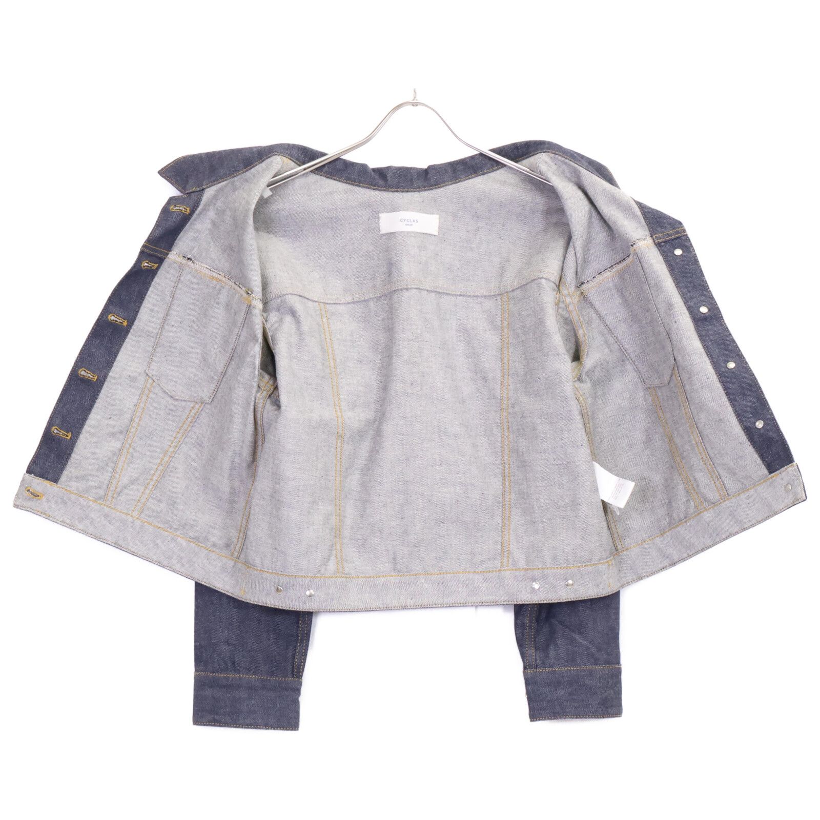 CYCLAS シクラス ﾌﾞﾙｰ ｺｯﾄﾝ ﾘｼﾞｯﾄ ﾃﾞﾆﾑｼﾞｬｹｯﾄ O - メルカリ