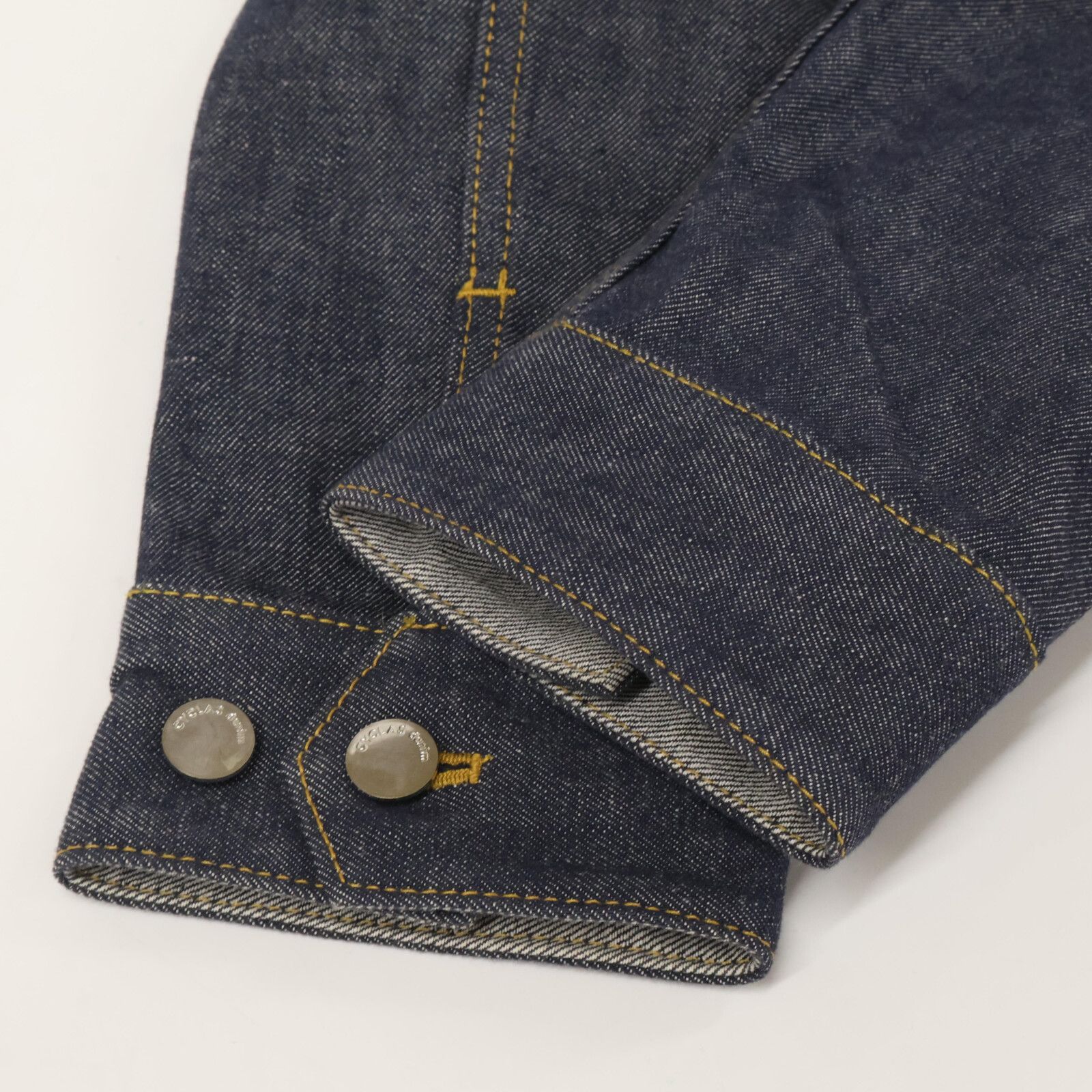 CYCLAS シクラス ﾌﾞﾙｰ ｺｯﾄﾝ ﾘｼﾞｯﾄ ﾃﾞﾆﾑｼﾞｬｹｯﾄ O - メルカリ