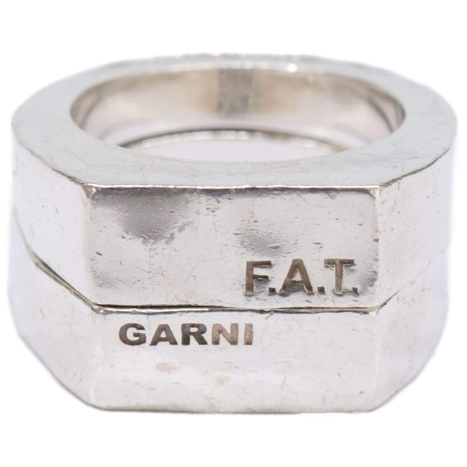 ◆【美品】GARNI ガルニ 廃番 リング 9号 GARNI ガルニ GARNI.F Stack Ring sterling silver スタッキング 9号