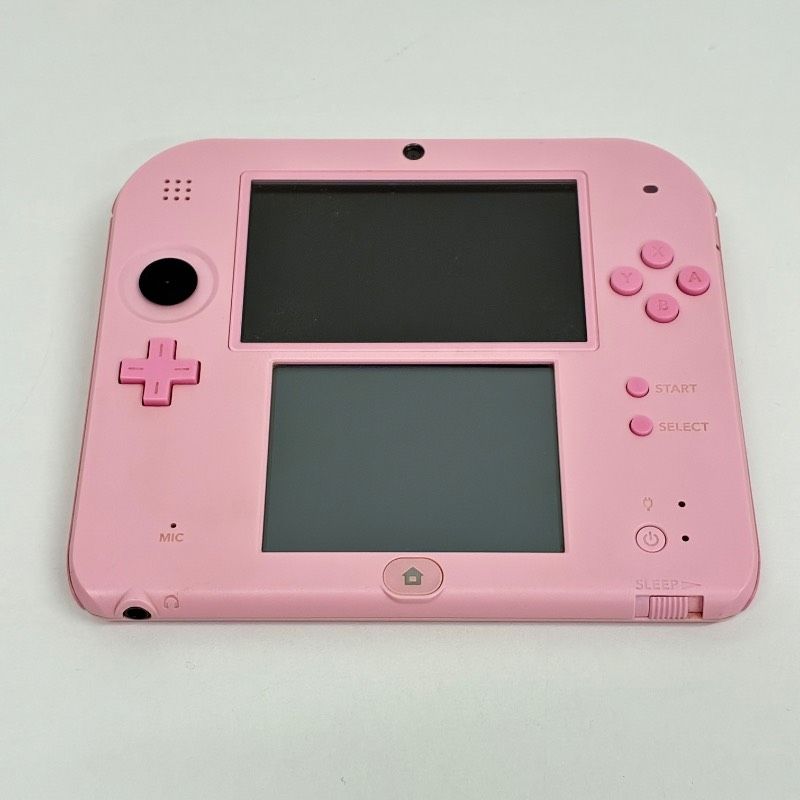初期化済 動作品 Nintendo 2 DS Pink FTR 001 任天堂 ニンテンドー2 ゲーム機 本体 ピンク 充電器付き
