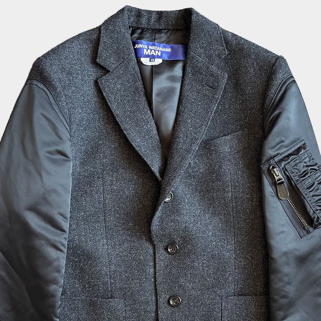 m 美品 JUNYAWATANABE シャツジャケット JUNYA WATANABE（ジュンヤワタナベ） 【値下げ】JUNYA WATANABE MAN