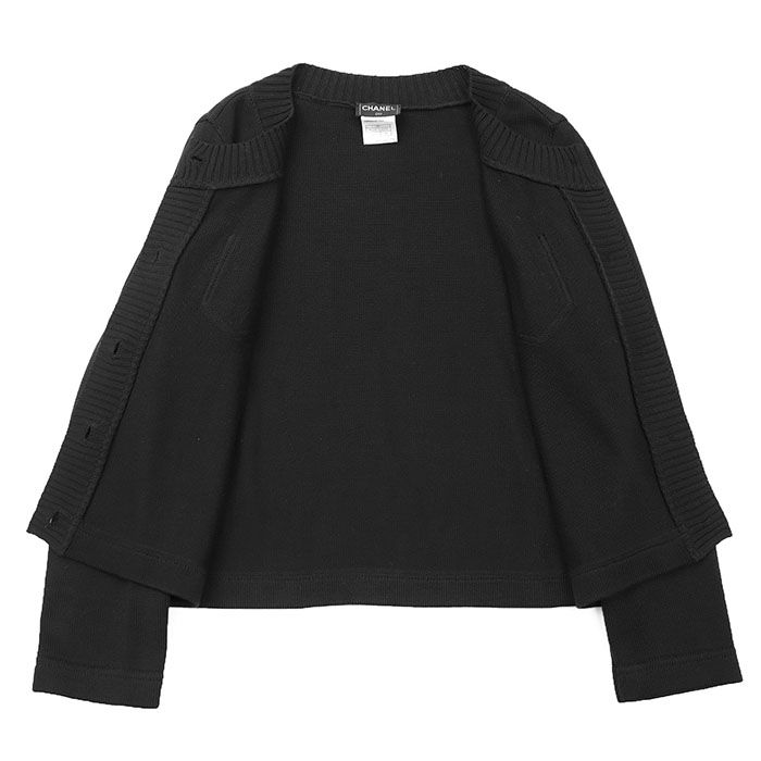美品】CHANEL シャネル ヴィンテージ ニット カーディガン 99C P12357