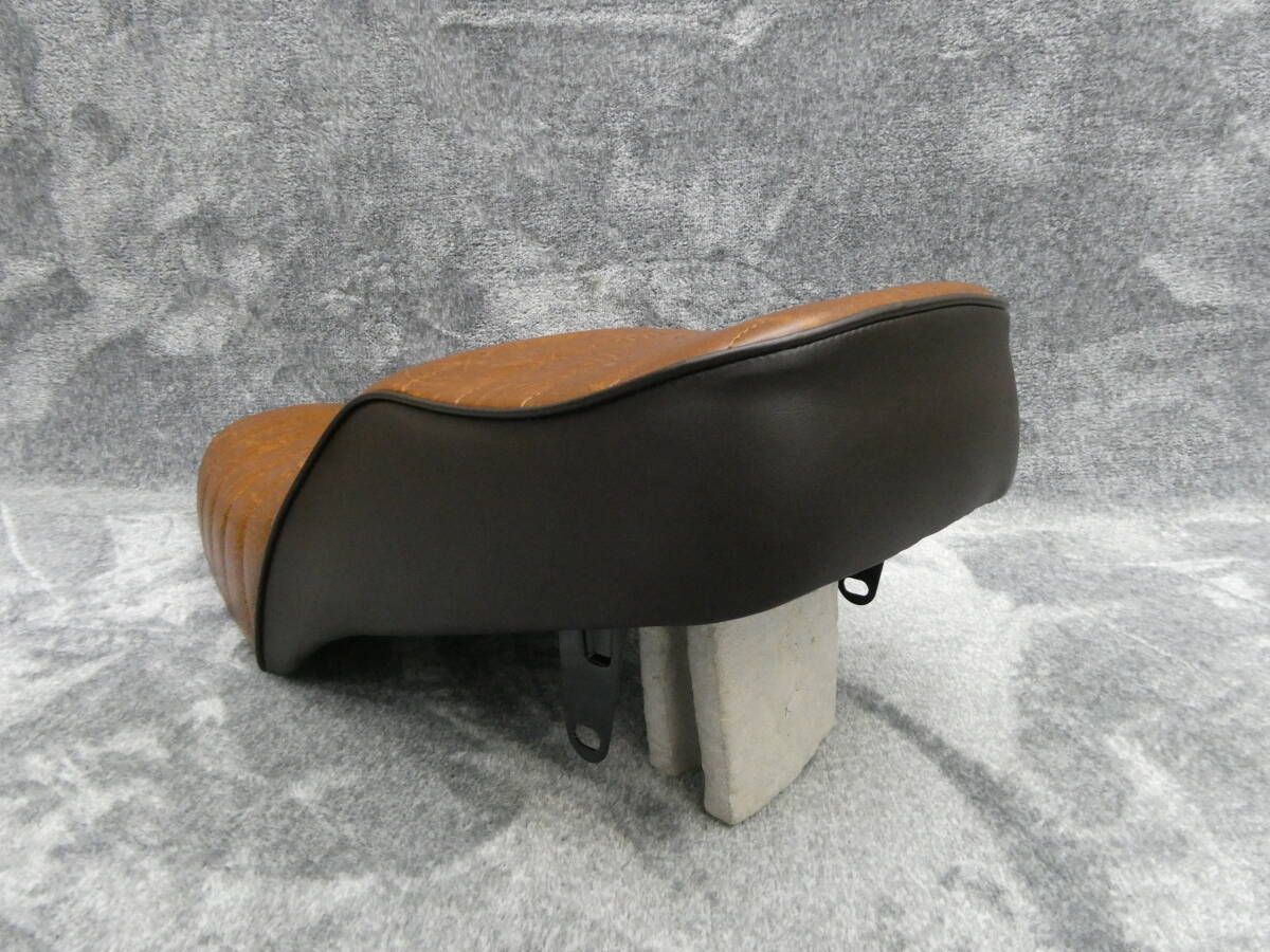 GN125 茶ツートン タックロールシート ベルト付/ BROWNブラウン GN125 茶ツートン タックロールシート ベルト付/ BROWNブラウンGN125H