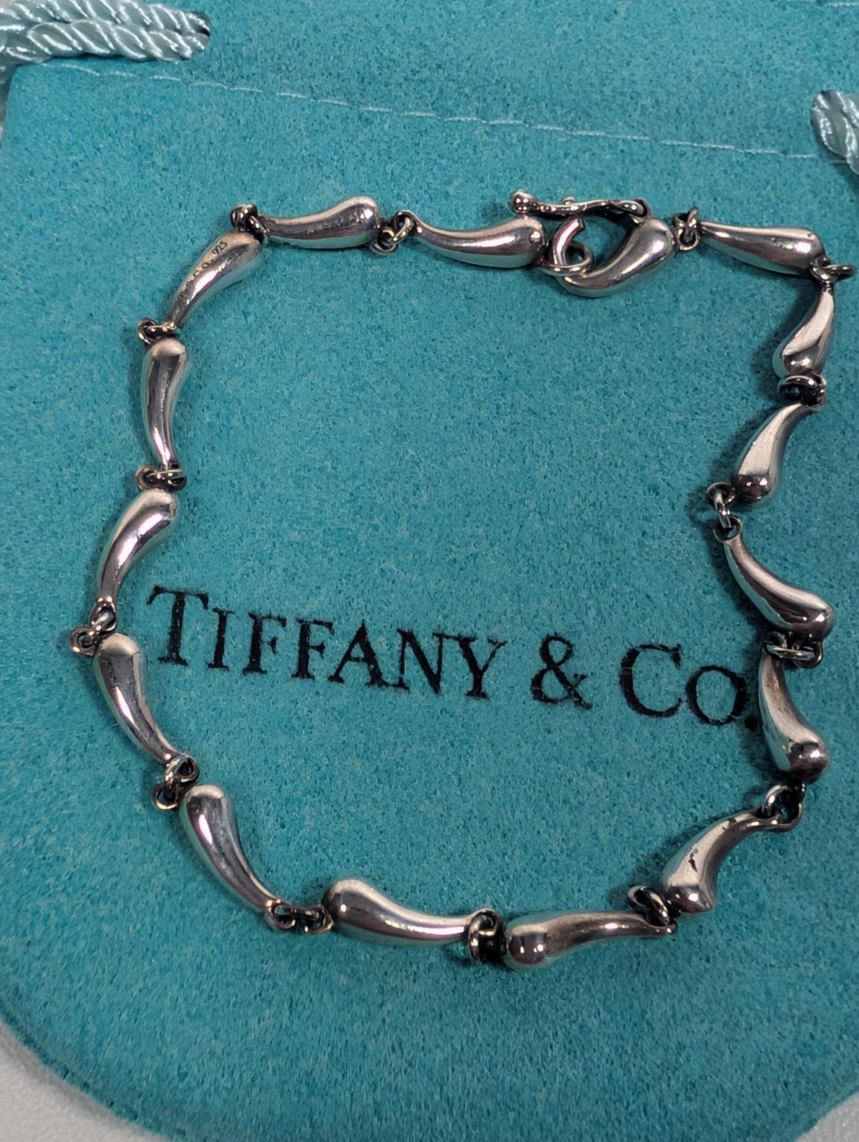 希少】ティファニー ティアドロップ ブレスレット シルバー925 - メルカリ