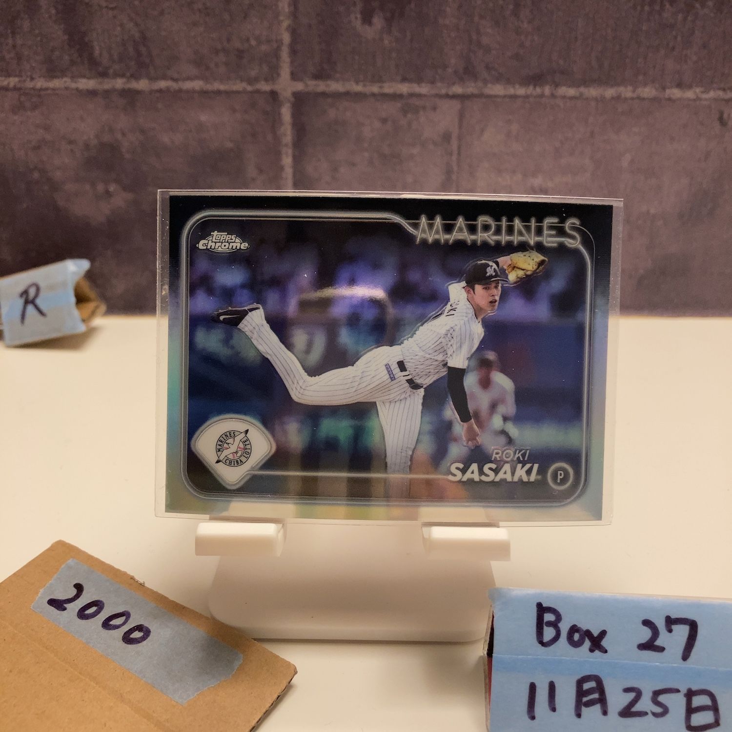 2024 Topps Chrome Nippon Pro 佐々木朗希 Roki Sasaki 千葉ロッテ