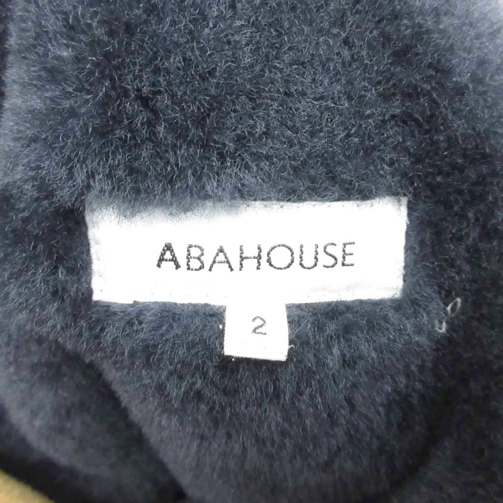 アバハウス ABAHOUSE ダブルライダースジャケット ムートン アウター