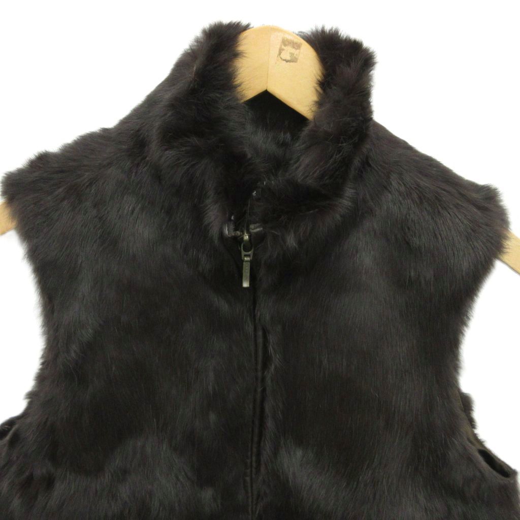 theory セオリー 2 レザーダウンジャケット 羊革 短丈 ラビットファー theory セオリー 2 レザーダウンジャケット 羊革 短丈 ラビットファー