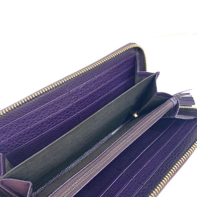 GUCCI(グッチ) GGキャンバス ラウンドファスナー長財布 307984