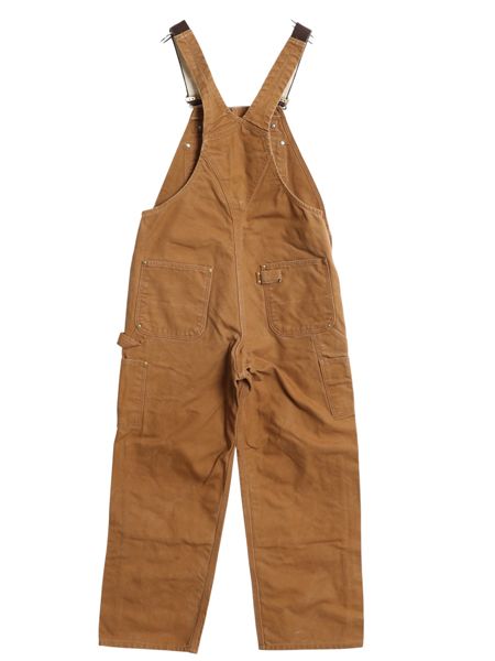 US企画 カーハート ダブルニー ブラウン ダック オーバーオール メンズ