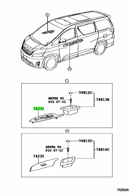 車 トヨタ TOYOTA 純正 新品 未使用 アルファード ヴェルファイア 20系 
