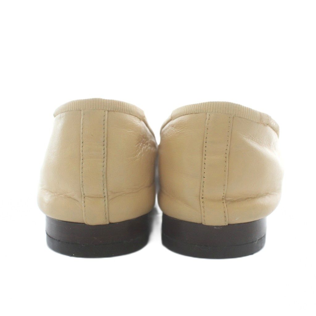 シャネル CHANEL フラットパンプス バレエシューズ レザー ココマーク