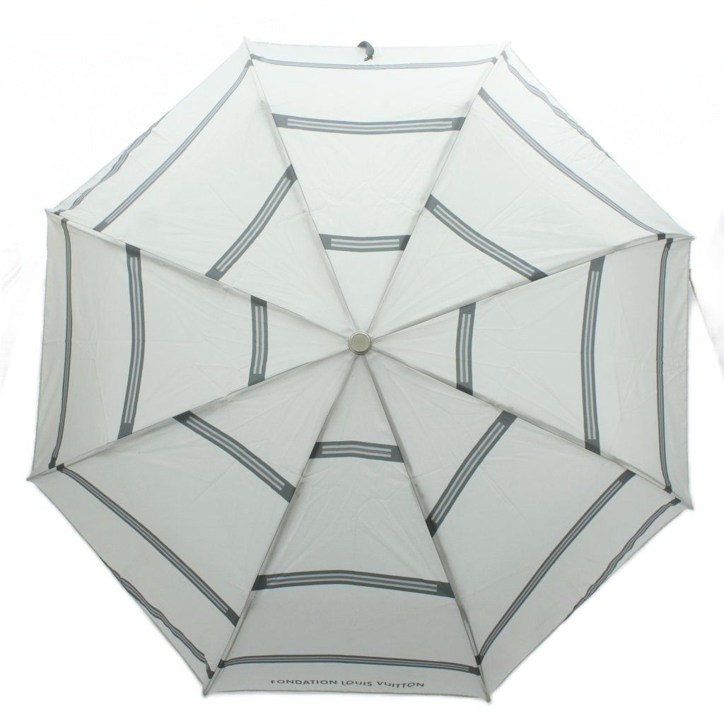 FONDATION LOUISVUITTON フォンダンシオンルイヴィトン 傘 パリ限定！LOUIS VUITTON/ルイヴィトン美術館/折りたたみ傘/ワンタッチ