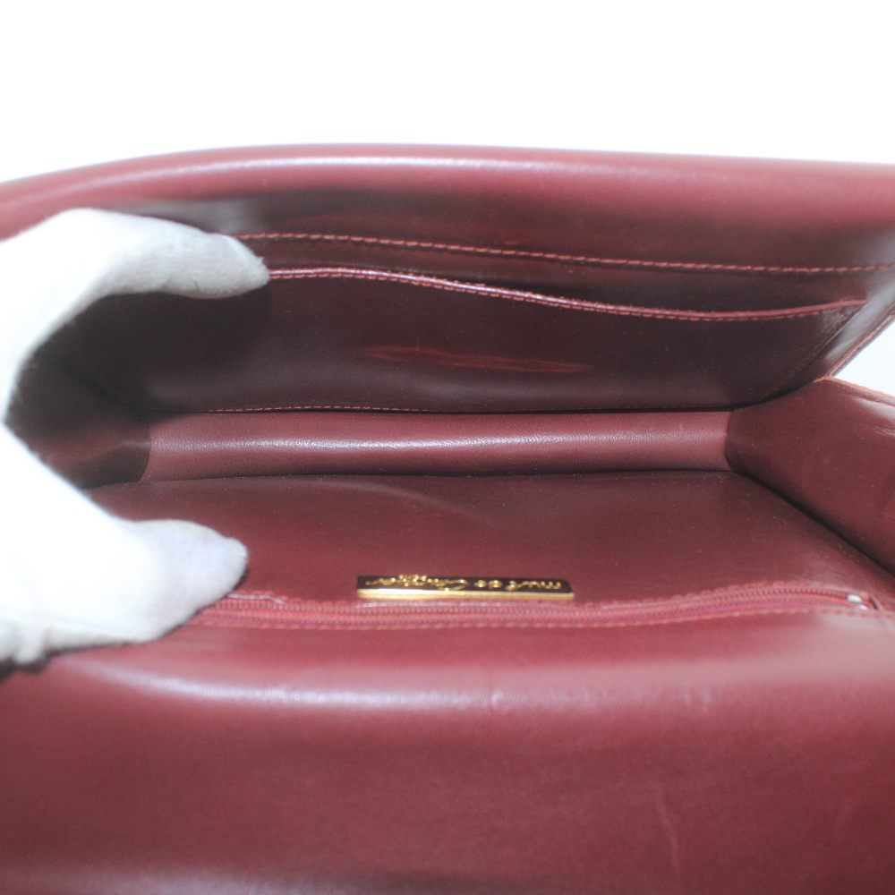 カルティエ Cartier マストライン ショルダーバッグ レザー ロゴ