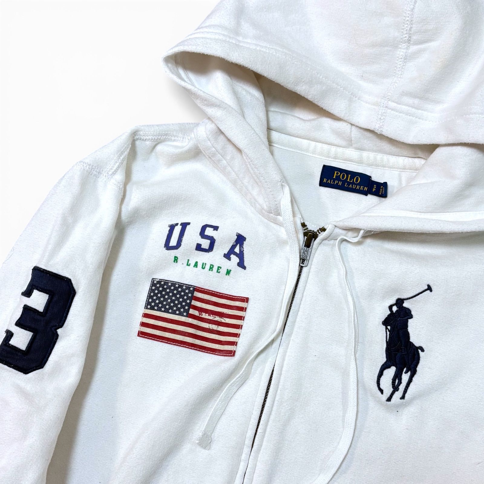 POLO RALPH LAUREN Big Pony Zip Hoodie - メルカリ