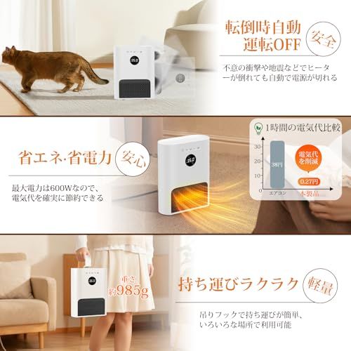 迅速に発送】ヒーター 壁掛け 人感センサー付き 【ECO知能恒温?壁掛け