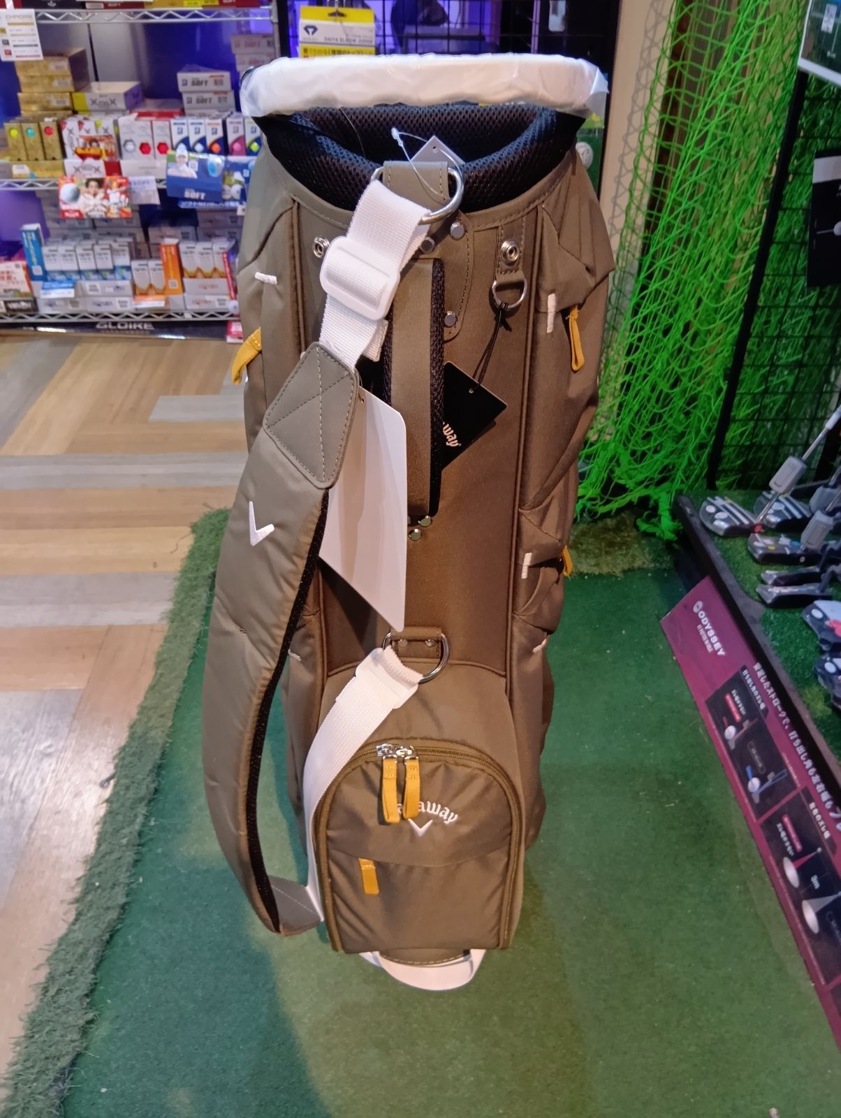  Cb 未使用品 キャロウェイ キャディバッグ Callaway アドバンス 26 JM 9 5型 47インチ対応 4分割 カートバッグ カーキ 2026年モデル 日本正規品 大崎店 レインウェア ゴルフバッグ キャディバッグ ゴルフ