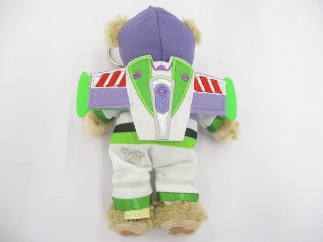 ディズニー ダッフィー 香港 バズライトイヤー ぬいぐるみキーホルダー