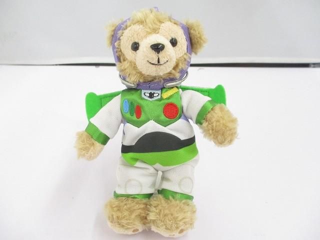 ディズニー ダッフィー 香港 バズライトイヤー ぬいぐるみキーホルダー