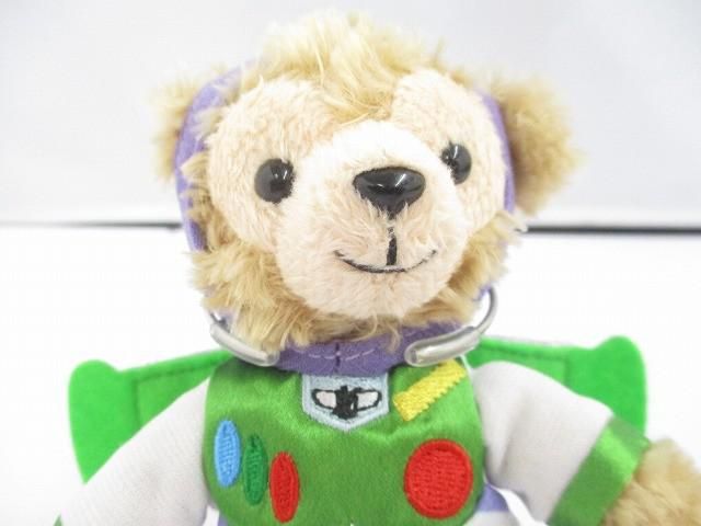 ディズニー ダッフィー 香港 バズライトイヤー ぬいぐるみキーホルダー