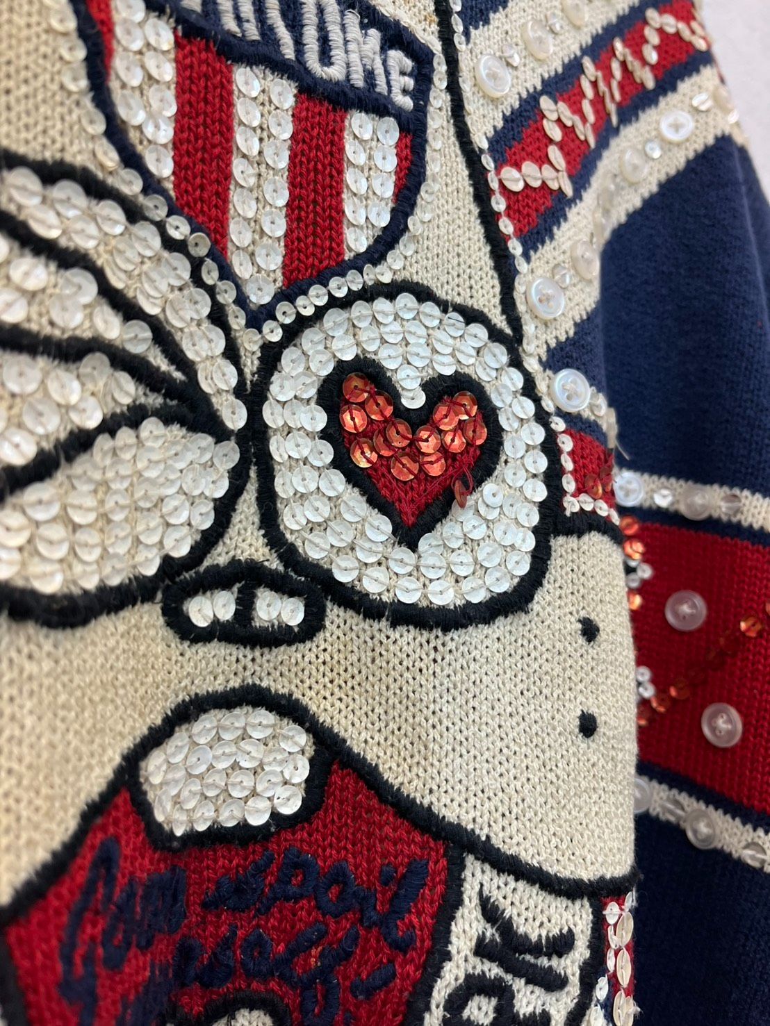 ficce フィッチェ もーれつア太郎 ニャロメ ラメ セーター 星柄 90S