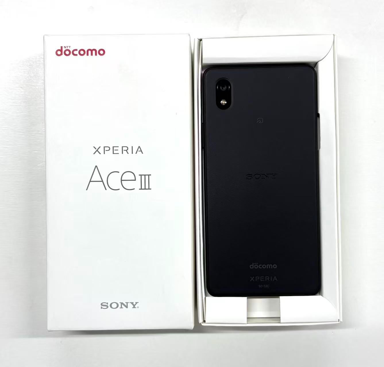 新品・訳あり」SIMフリー SONY Xperia ACE III SO-53C ブラック【管理