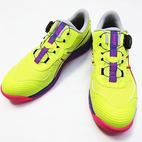 新品未使用】asicsアシックス ウィンジョブ ローカット 安全靴 灰色黄