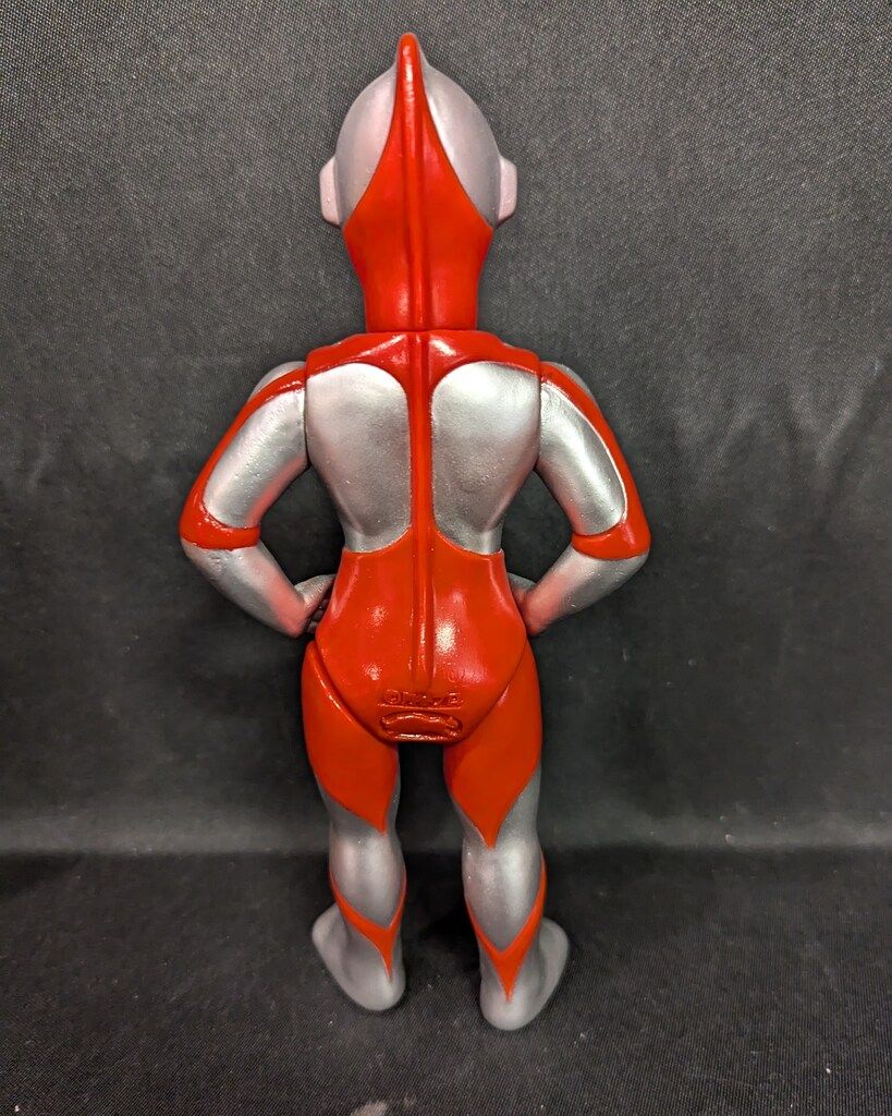  ブルマァク ブルマァクの怪獣シリーズ ウルトラマン 赤成型 シルバー塗装 ウルトラマン キャラクター玩具