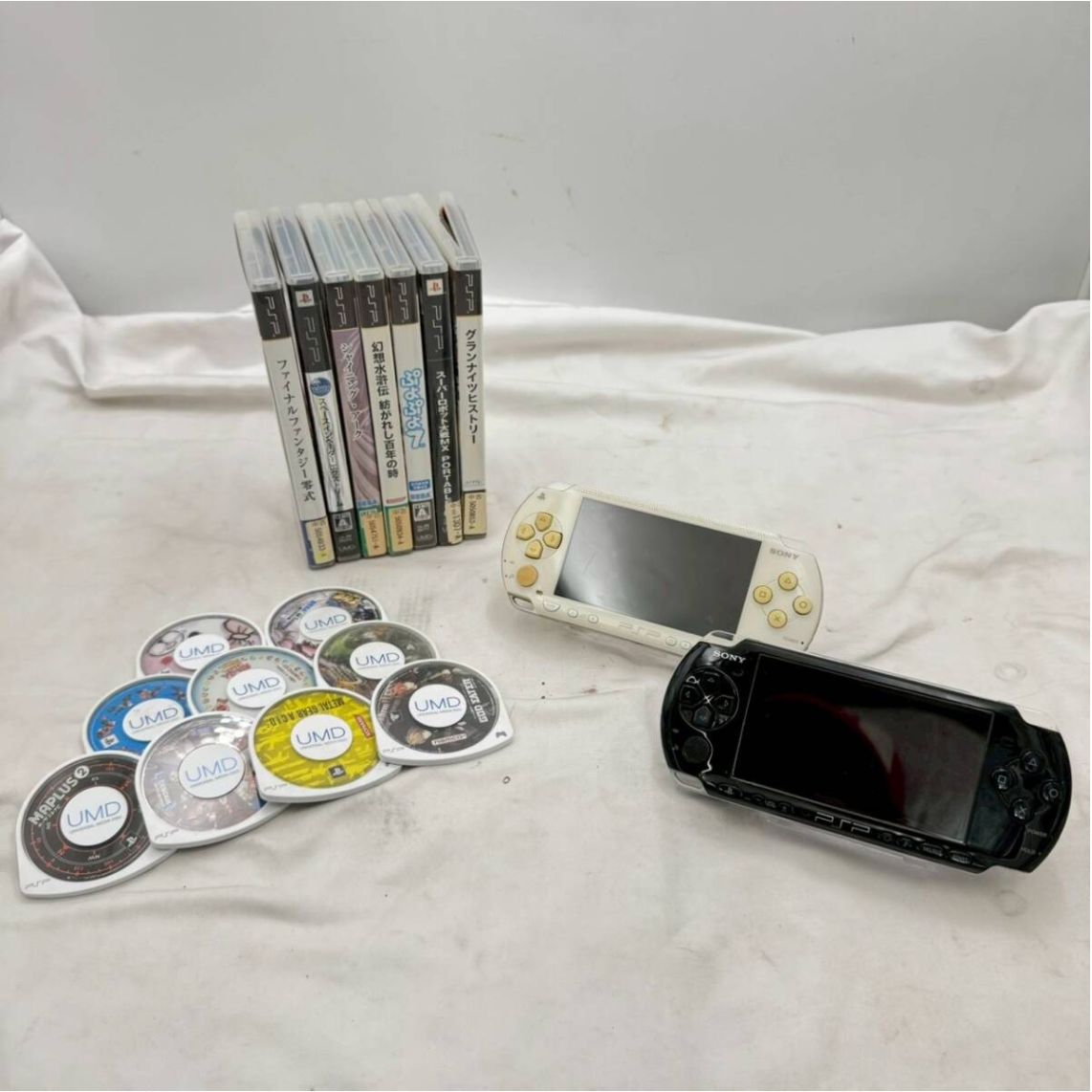 SONY PSP本体 2台 PSP-1000 PSP-3000 ソフト3個 SONY PSP 本体2