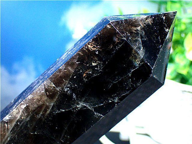 AAA級【魔除け】◆天然モリオン(黒水晶）柱子YT5C2/200C25A AAA級【魔除け】◇天然モリオン(黒水晶）柱子B88C2/56C05A - メルカリ