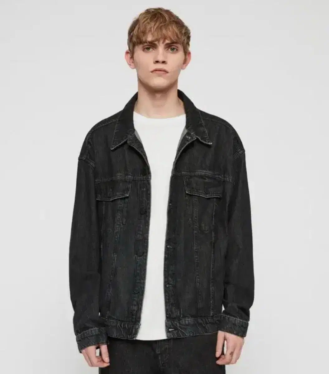 オールセインツ ブラック デニム ジャケット JACKET オールセインツ 