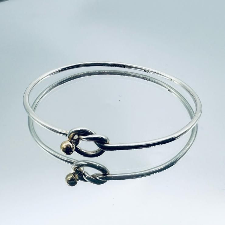 TIFFANY＆CO．ティファニー ラブノット ブレスレット バングル