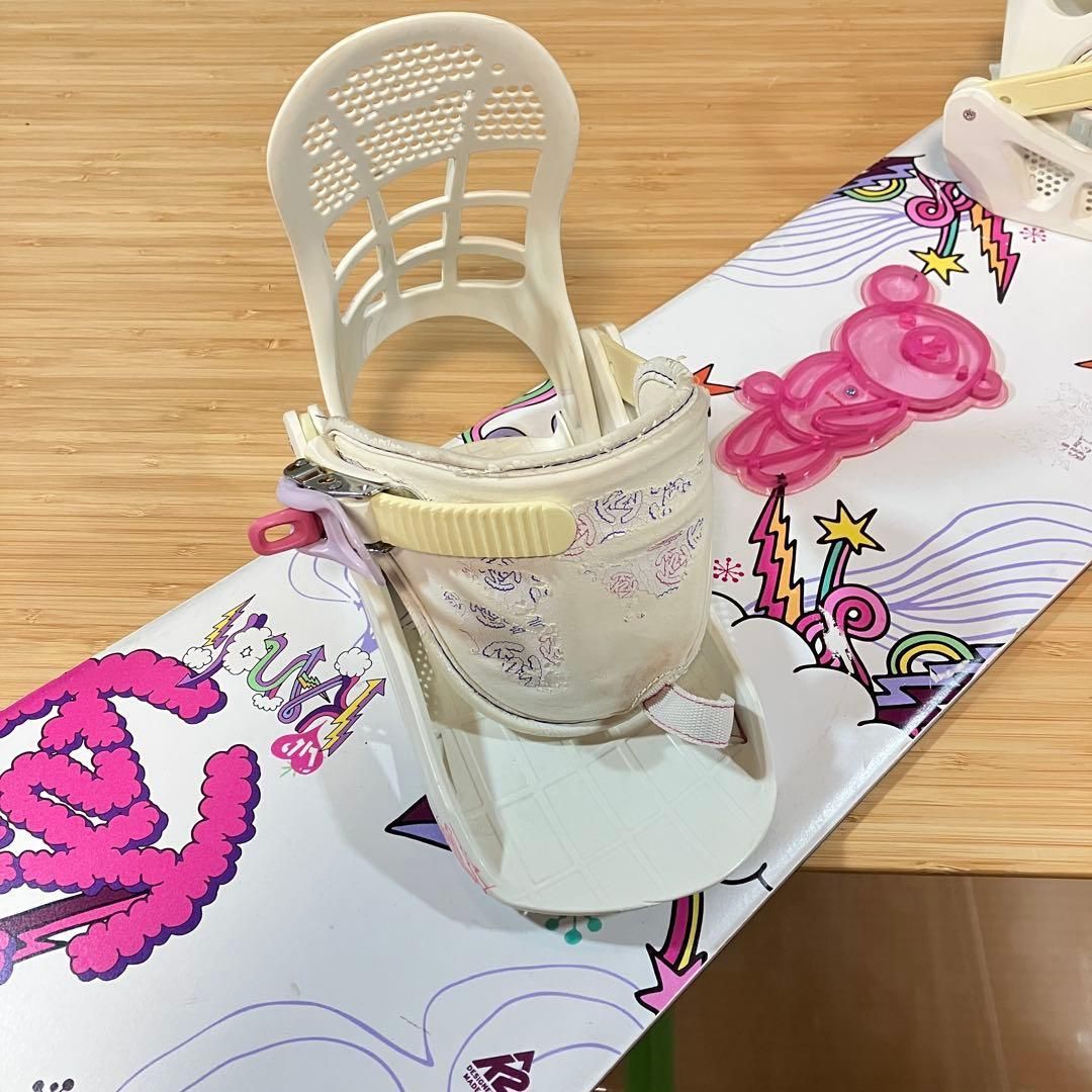 子供用スノーボード板2枚、ビンディング、ブーツ21cmだけはおまけの