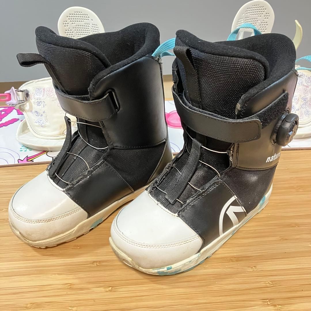K2 キッズ スノーボード ビンディング 3点セット 120cm ブーツ22cm