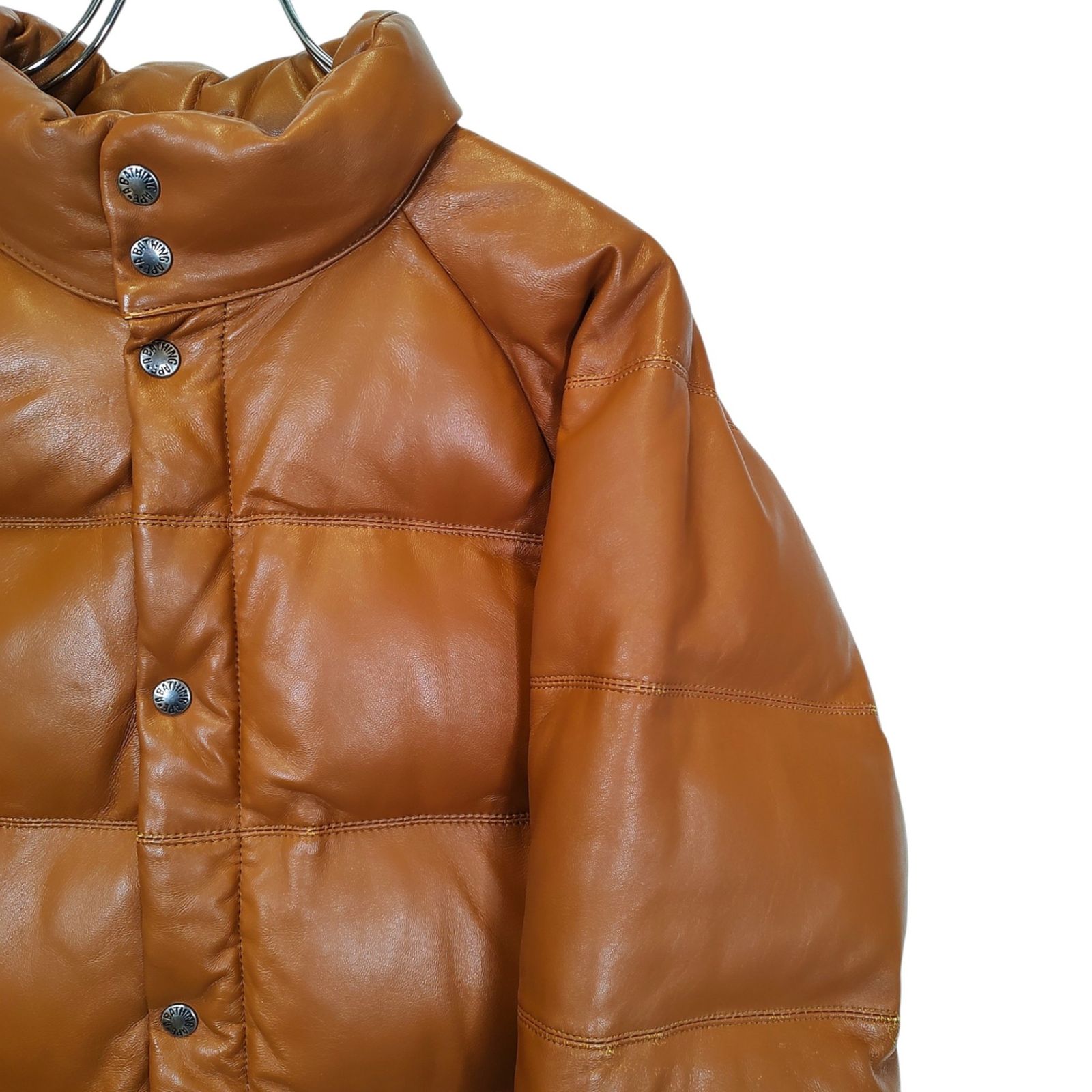 A BATHING APE ア・ベイシング・エイプ シープスキン レザー ダウン 