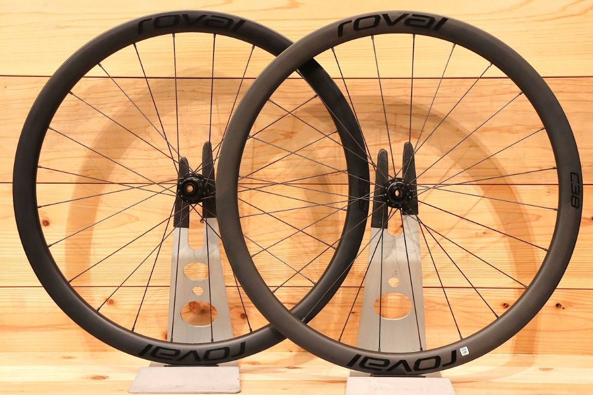 ロヴァール ROVAL C38 カーボン チューブレス ホイールセット シマノ12
