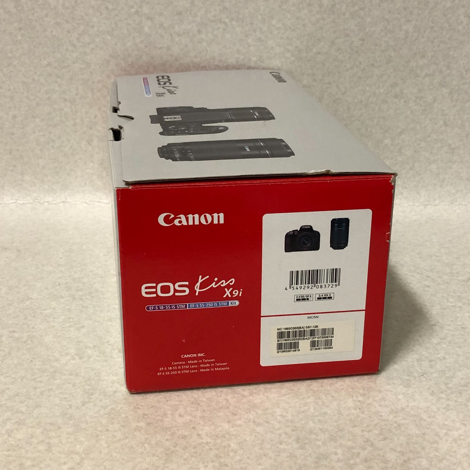 DH1553】Canon EOS Kiss X9i ダブルズームレンズキット 18-55mm 55