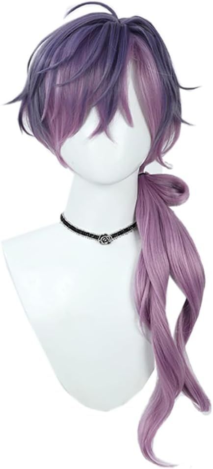 コスプレウィッグ 耐熱ウィッグ Uki Violeta 浮奇・ヴィオレタ 変装用